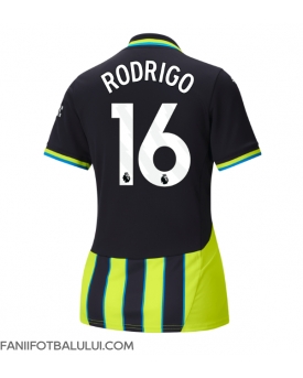 Manchester City Rodri Hernandez #16 Tricou Fotbal Replică 2024-25 Femei Deplasare